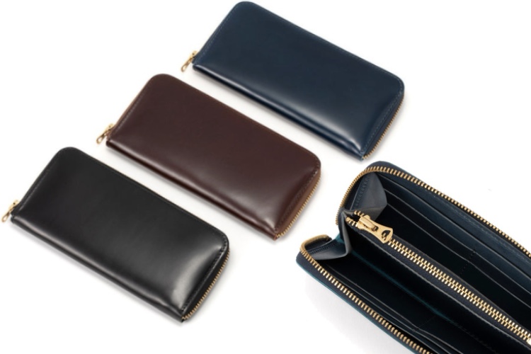 午年の財布は馬革指名】育つ艶が楽しめるコードヴァン長財布【バーンズ