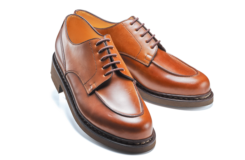 パラブーツ × ユナイテッドアローズのウイスキーコードバン シャンボード