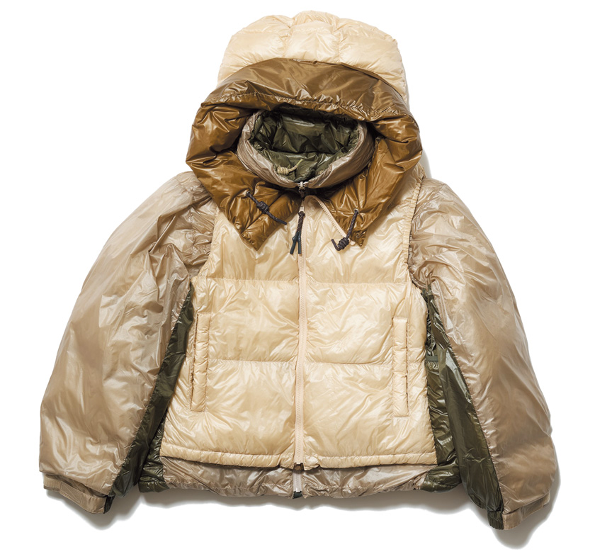 マルチレイヤリングダウンベストブルゾン