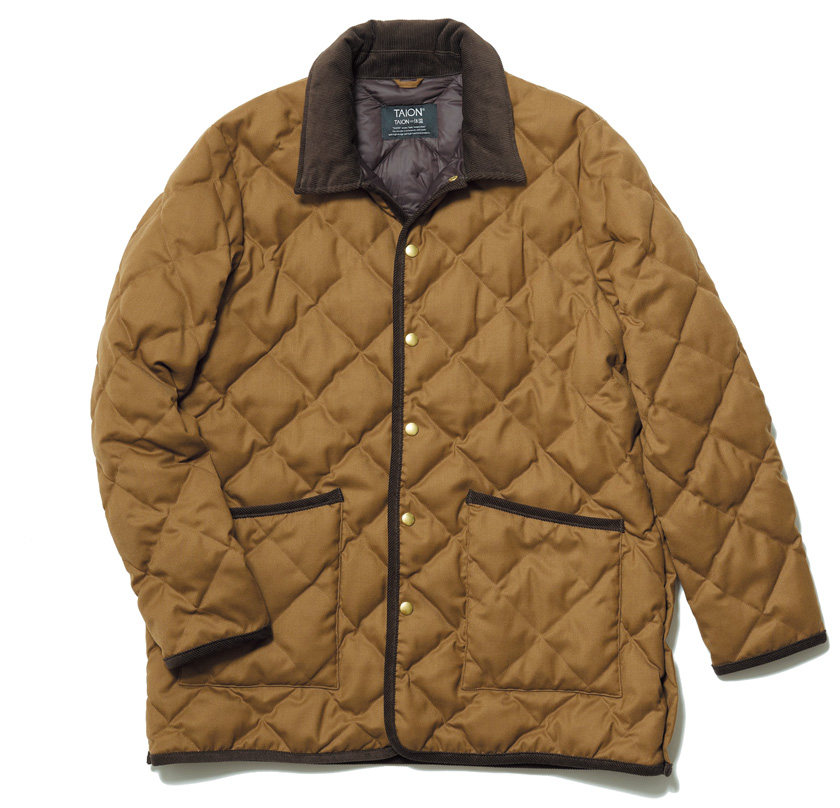 キルティングダウンジャケット