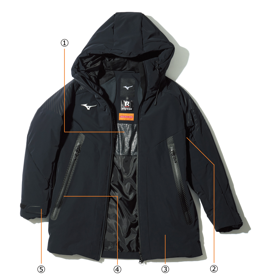 MIZUNO ミズノ テックフィルブレスサーモインサレーテッドコート