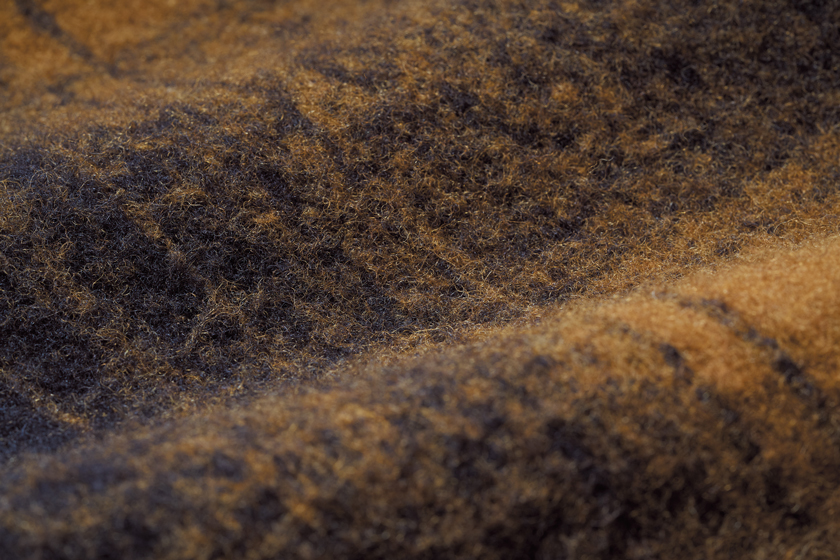 and wander アンドワンダー ウールシャギー ジップジャケット