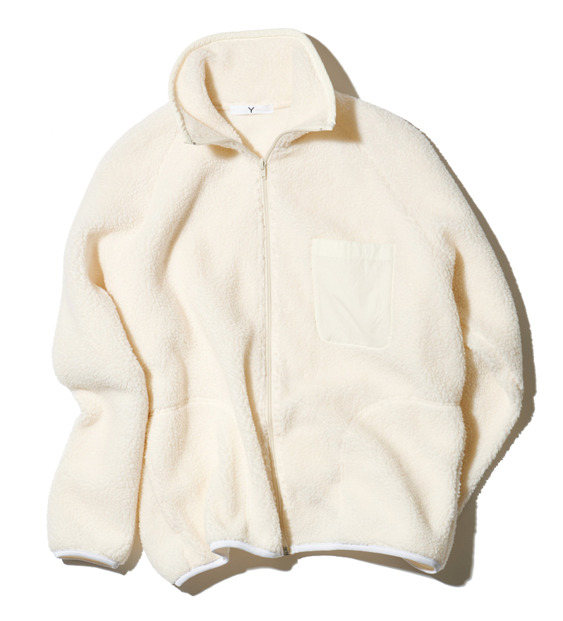 Y ワイ リサイクルポリエステル ボア ブルゾン