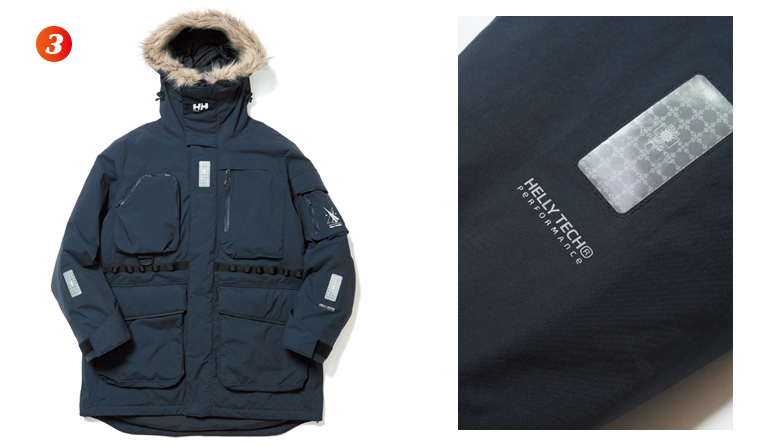 中綿入り防水ジャケット