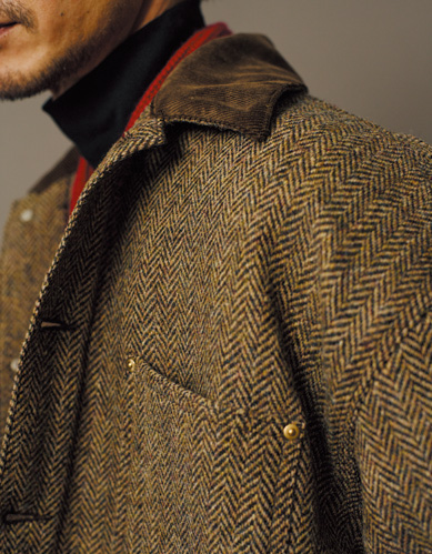 “ハリスツイード”ゆえ重厚＆表情豊か