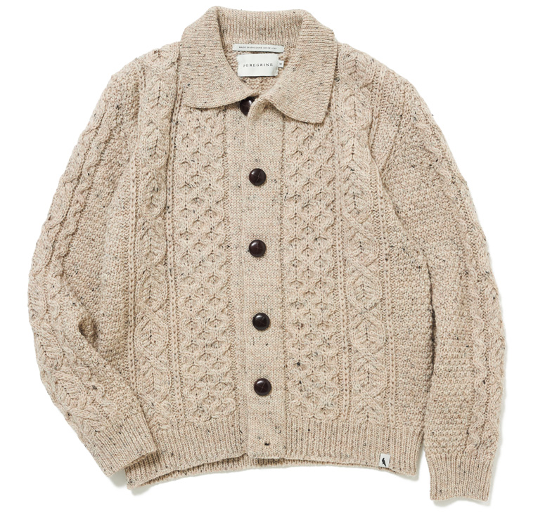 今日的なアランカーディガン