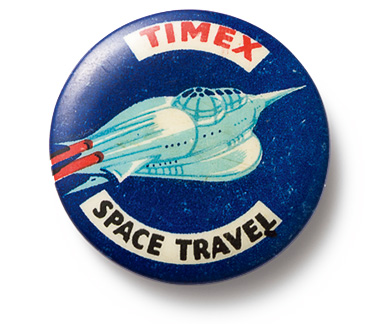 SFコミックとのコラボウォッチのノベルティバッジ