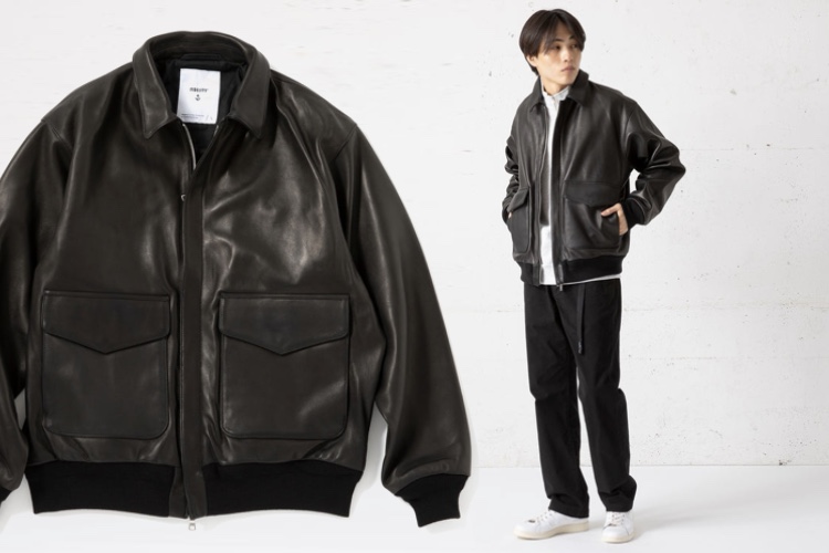 マイルドイケメン”なA-2】ラム革で上品&柔らかなフライトレザー