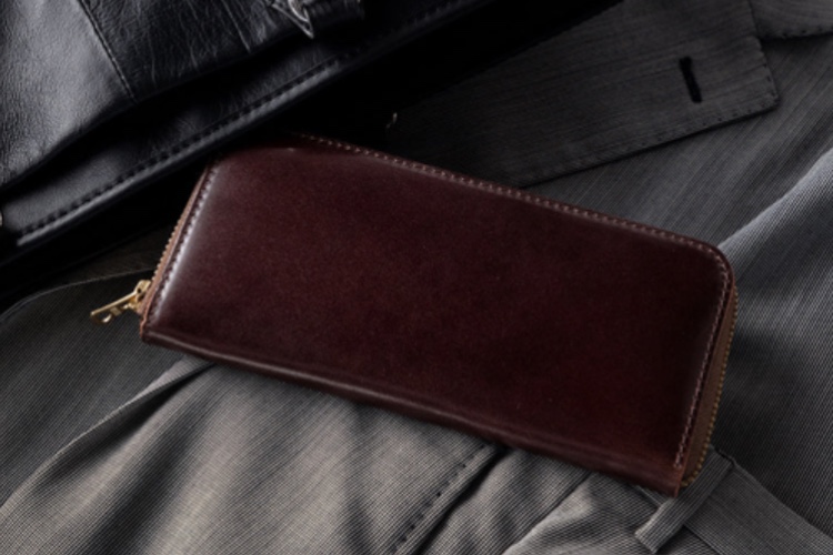 バーンズアウトフィッターズ コードバンジップロングウォレット 財布 Amazon | バーンズアウトフィッターズ コードバン ラウンドジップ