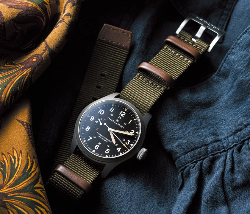 ハミルトンのカーキ フィールドメカ パワーリザーブ