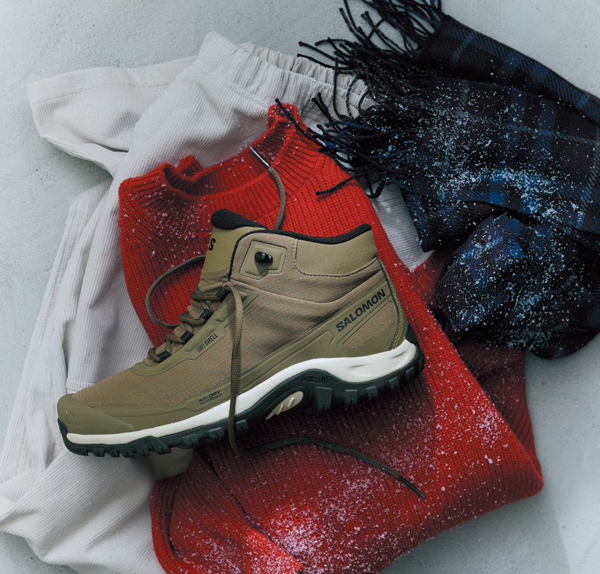 サロモンのシェルターウォータープルーフ