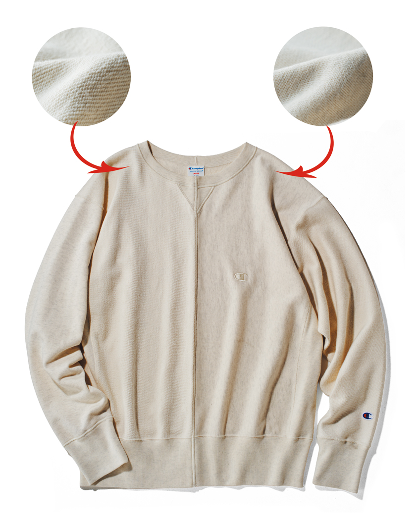 チャンピオン × ジャーナルスタンダード レリュームの“インサイドアウト”スウェット