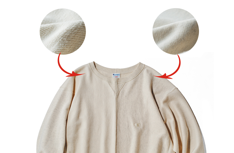 【チャンピオン】完売必至！ リバースウィーブの“表と裏”を融合した別注スウェット