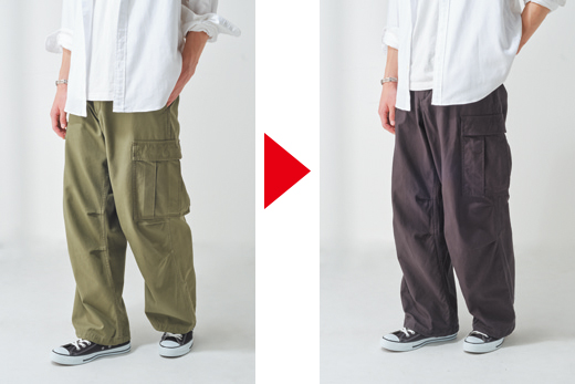 定番はオリーブだが……黒になるだけであら、モダン