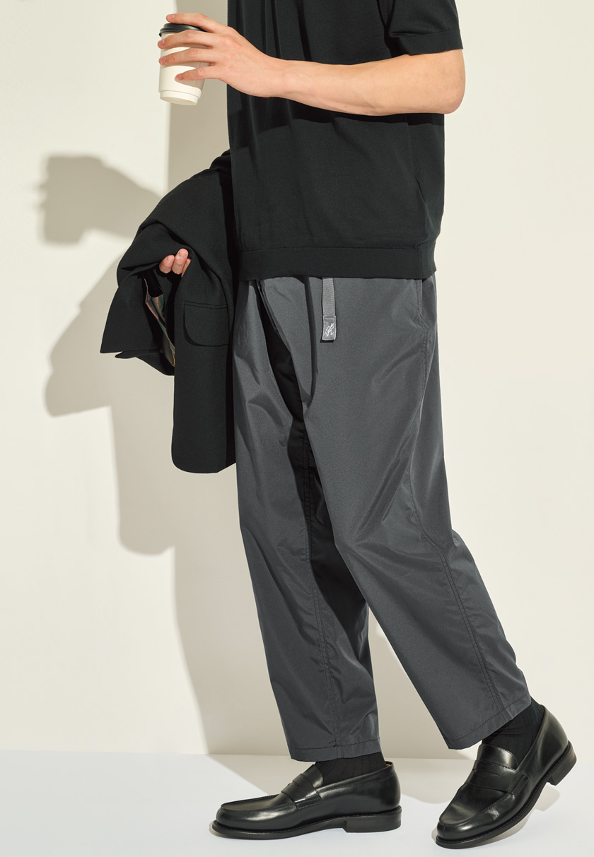 グラミチ×オッシュマンズのエコペット搭載パンツ