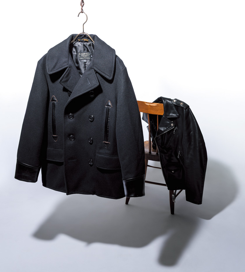 ショットの787USレザーコンビPEAジャケット