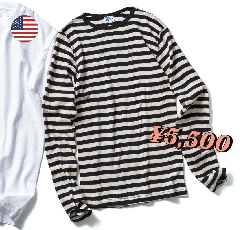 ロバート・ピー・ミラー　USA クルーネック ロングスリーブ Tee