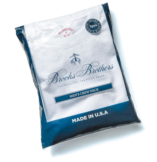 ブルックス ブラザーズ コットン 2パック クルーネック Ｔシャツ Made in USA