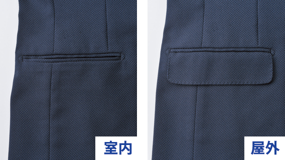 フラップポケット