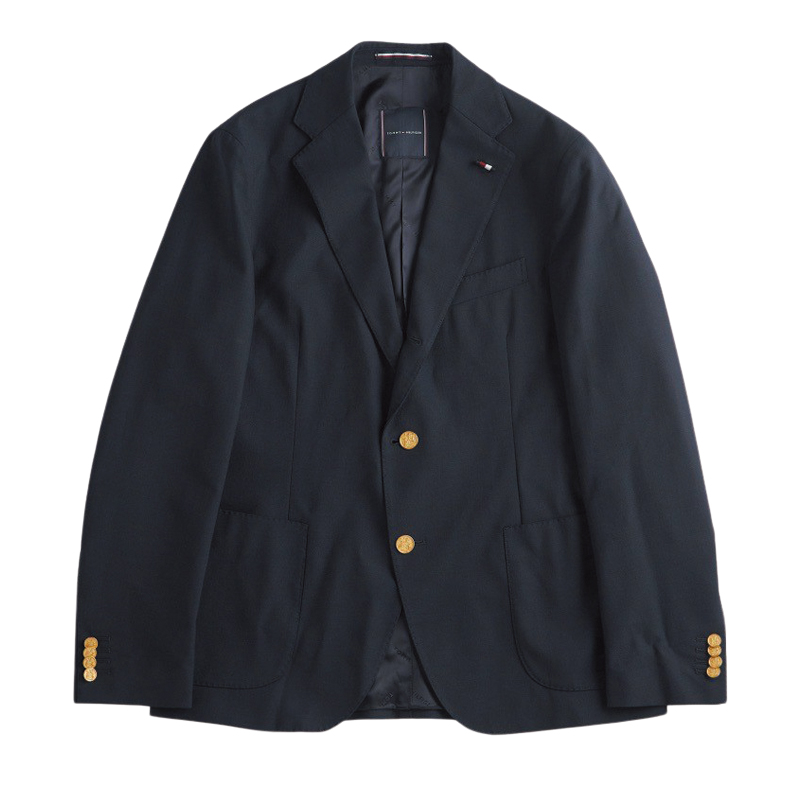 Tommy Hilfiger トミー ヒルフィガー THヘリテージネイビーアンコンブレザー