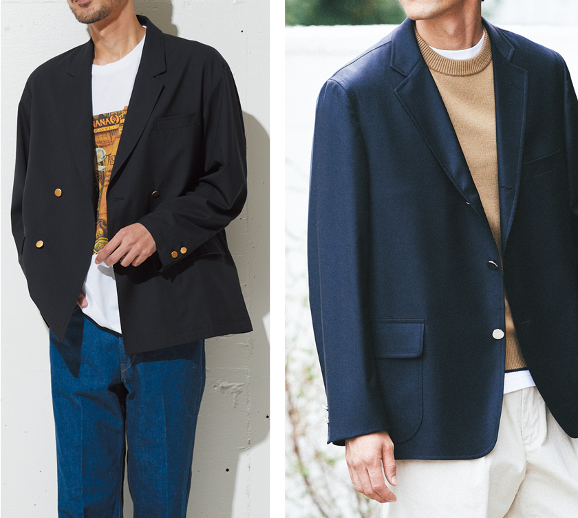 アメトラ着こなし4選 ブレザー