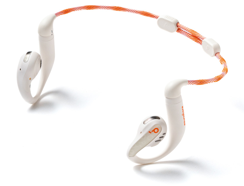 着脱式バンドで激しい運動にも対応