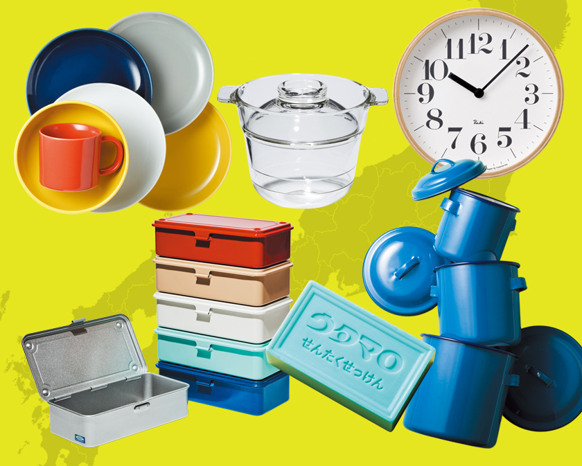 傑作日用品巡礼MAP 日本編