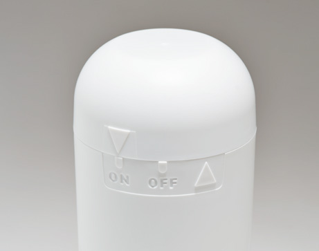 ひねるとON⇄OFFの切り替えが可能