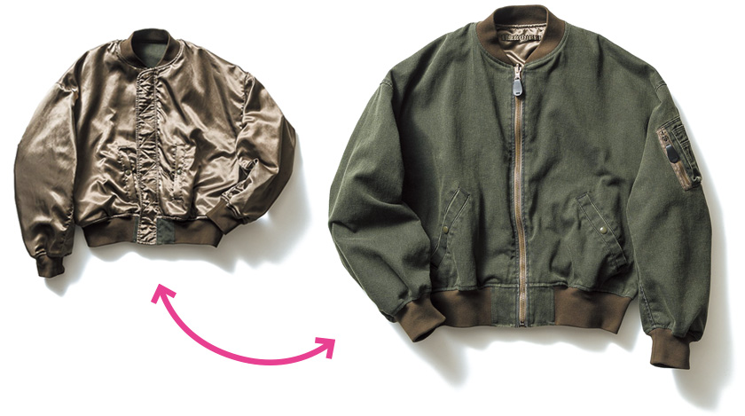 ビームス フェードボンバージャケット