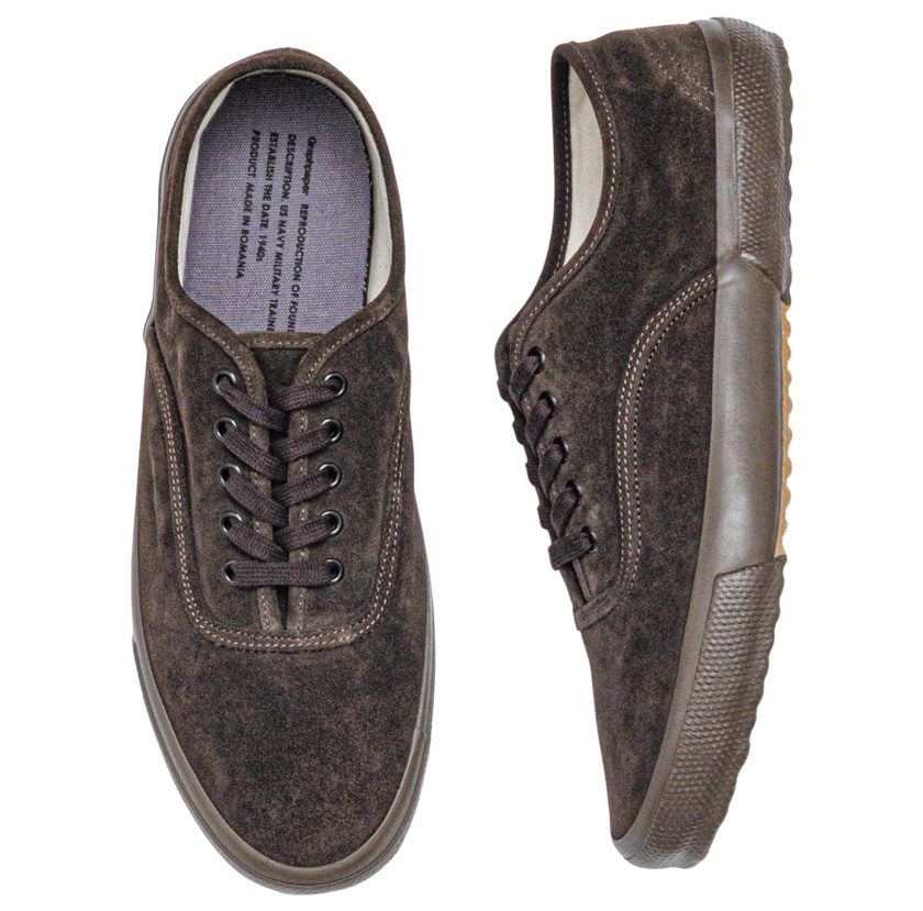 リプロダクションオブファウンド × グラフペーパー リプロダクション オブ ファウンド フォー ジーピー ユーエスネイビー ミリタリートレーナー