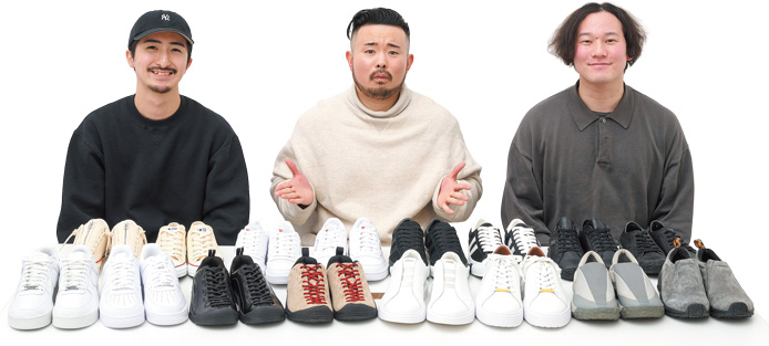 ナカシマ（左）・カギモト（中）・ブナサワ（右）