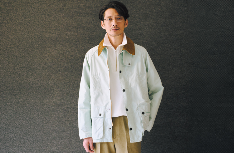 こんな「バブアー」見たことない!? 春色ノンワックスジャケットが新鮮♡