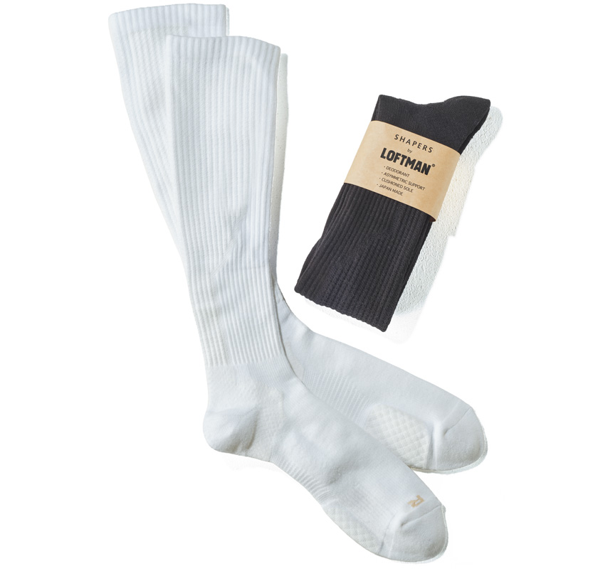 福助 × ロフトマンのアメリブ着圧パイルハイソックス
