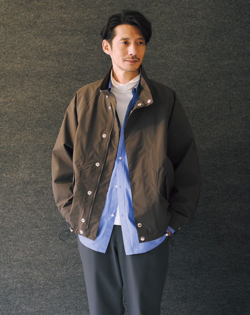 マッキントッシュ フォー ユナイテッドアローズ スカイショート スタンドカラージャケット