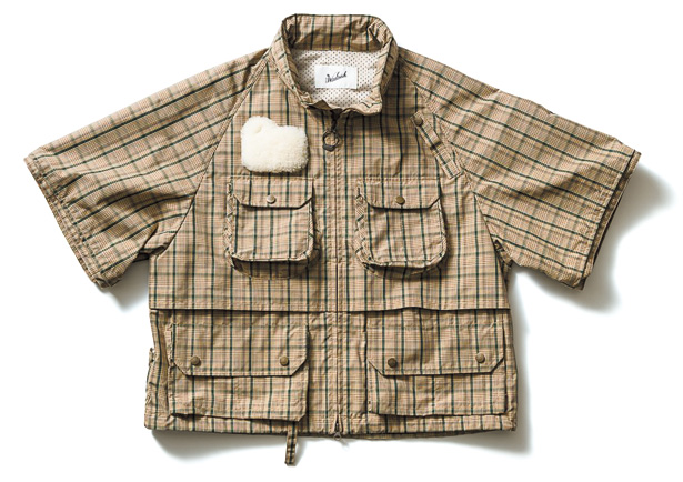 袖を外して半袖アウターにも