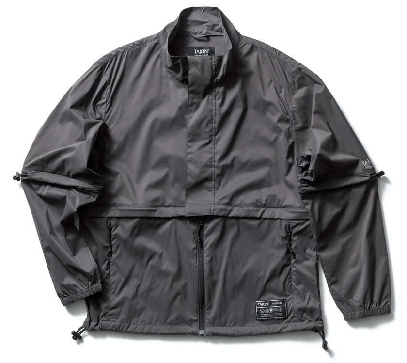 タイオン ハイネック Wジップ ディタッチャブル ライトジャケット