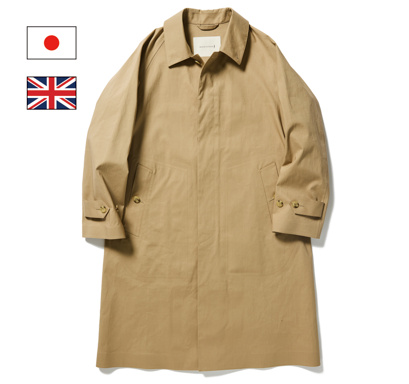 エディフィス × マッキントッシュ ニューバルフィールド ステンカラーコート