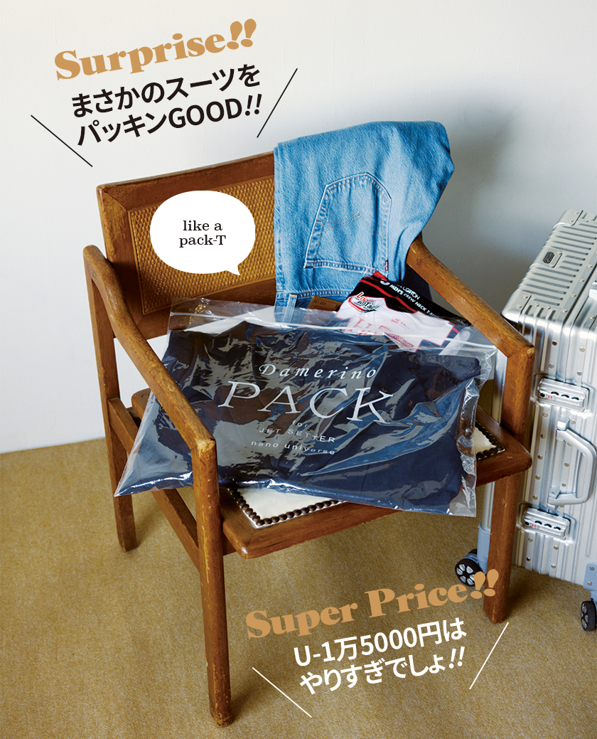 ナノ・ユニバース　ダメリーノ パック