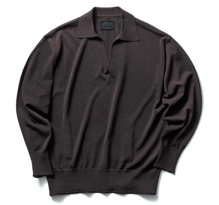 PIPPIOLINO　ピッピオリーノ　バーニーズ ニューヨーク限定スキッパーニットポロシャツ