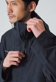 首元のベンチレーションでさらに蒸れない