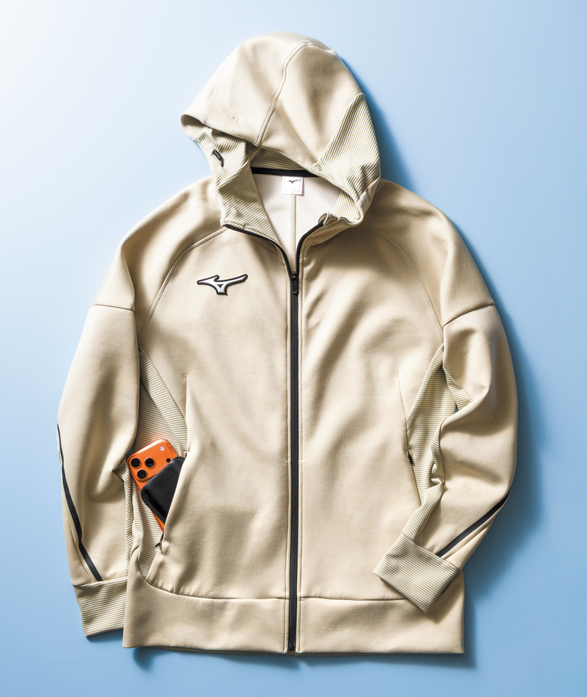 ミズノ ピーチタッチ スウェットフーディ