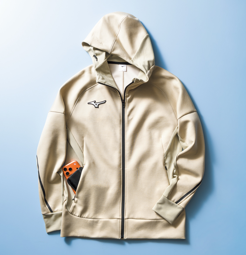 ミズノ ピーチタッチ スウェットフーディ