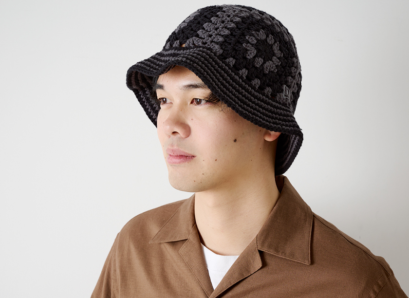 Crochet Knit Bucket Hat