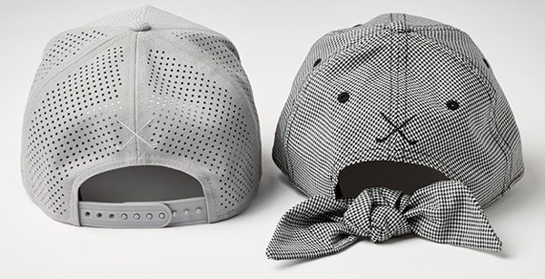 ウィメンズモデルにはバックにリボン付き