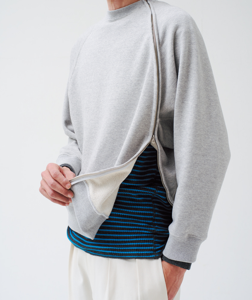 腰回りを開いてエアリーに