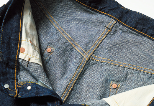 隠しリベットなどヴィンテージ風味が薫るディテール群