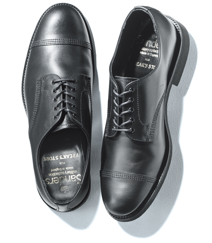 サンダースのフリークス ストア別注ミリタリーダービーシューズ