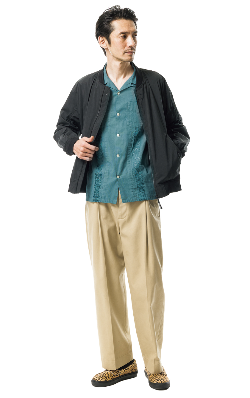 昼夜の寒暖差がある季節にはコーディネートの名脇役に