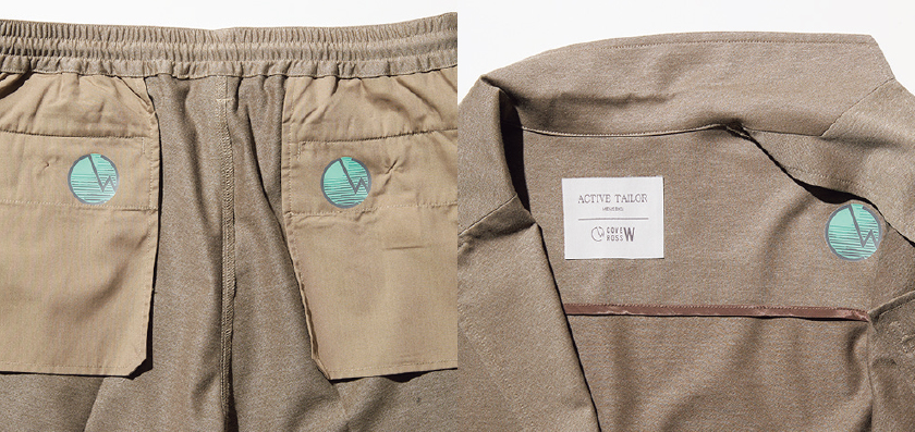 「セラメア」を練り込んだパッチを要所に配置