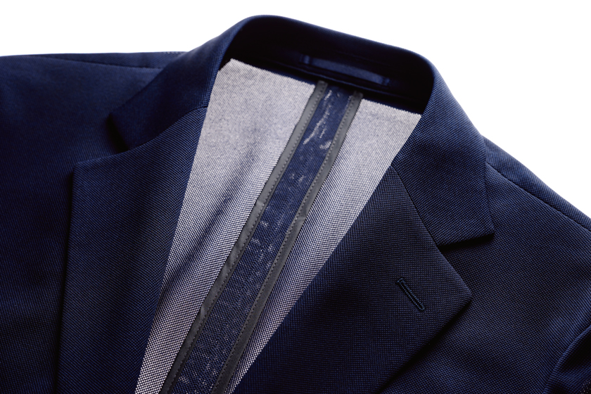 ユニバーサルランゲージ ネイビーレーベル スマクティブ クール ジャージー セットアップ